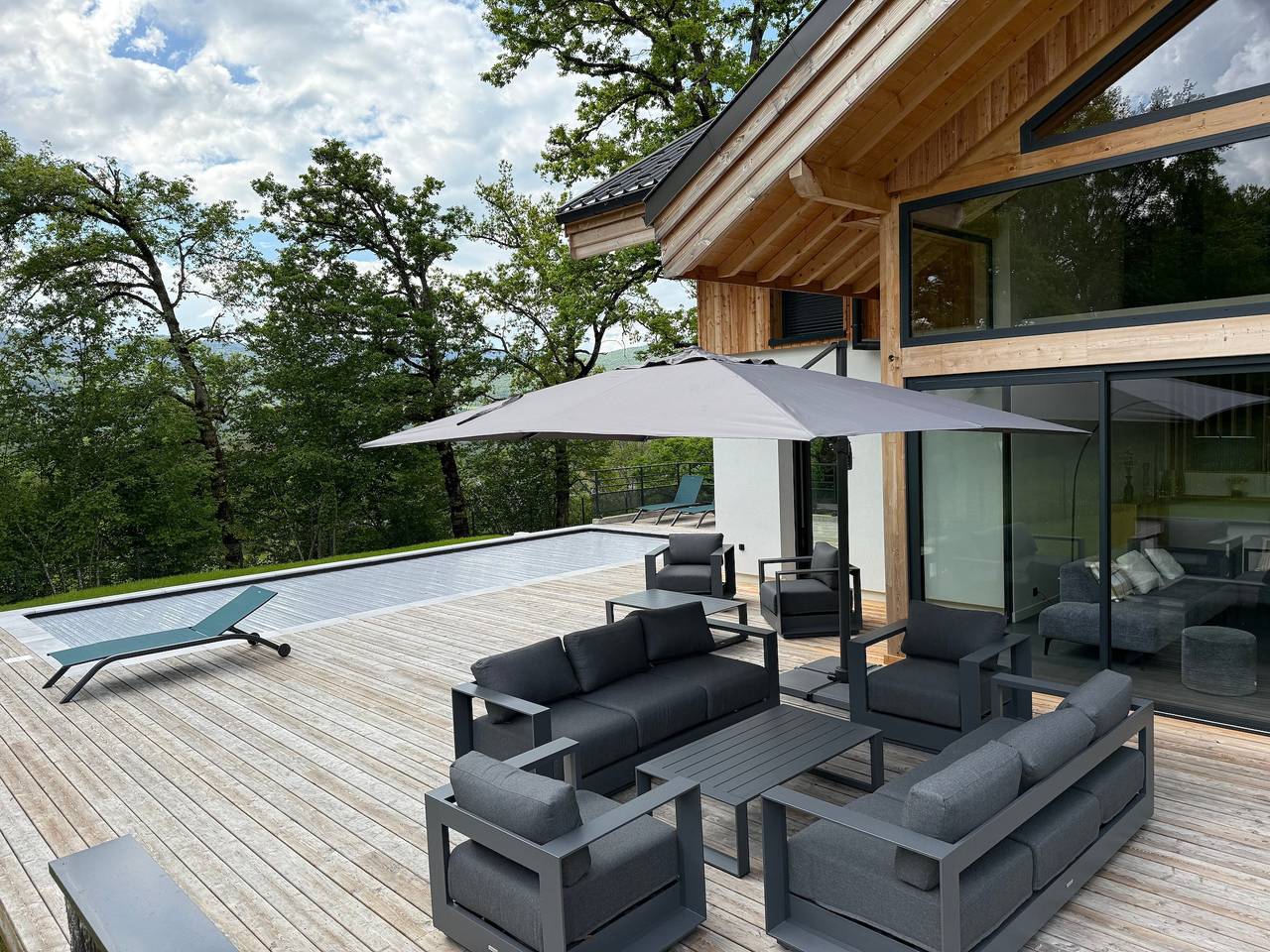 Chalet « Rossanaz » avec vue sur la montagne - 12 personnes in La Motte-en-Bauges, Région de Chambéry