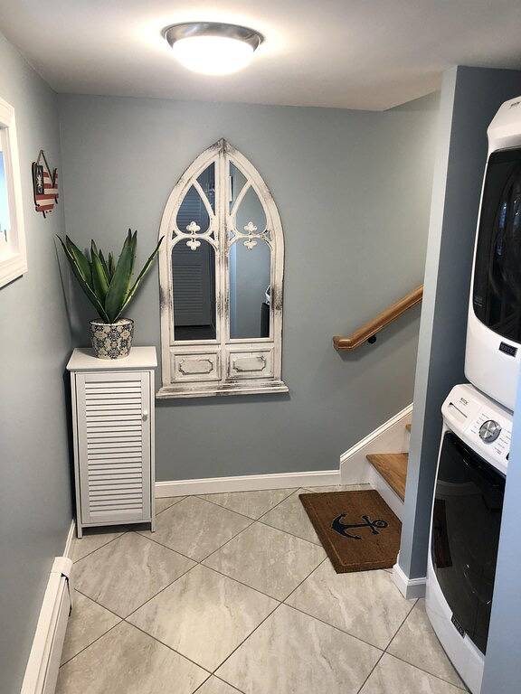 Zu Fuß zu einem wunderschönen Sunrise Beach in Marshfield, Massachusetts