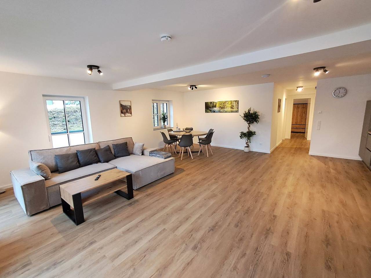 Ganze Wohnung, Ferienwohnung Wiesengrün: 97 m², Terrasse, 2 Bäder, Wlan, Hund erlaubt in Elkeringhausen, Winterberg