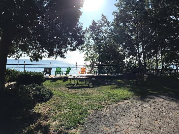 Cabin for 2 people, with yard in Lake Huron