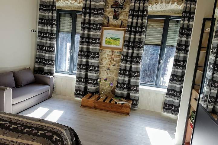 Large renovated house, billiards, foosball, river view, terrace, various activities in Le Chambon-sur-Lignon, Mézenc