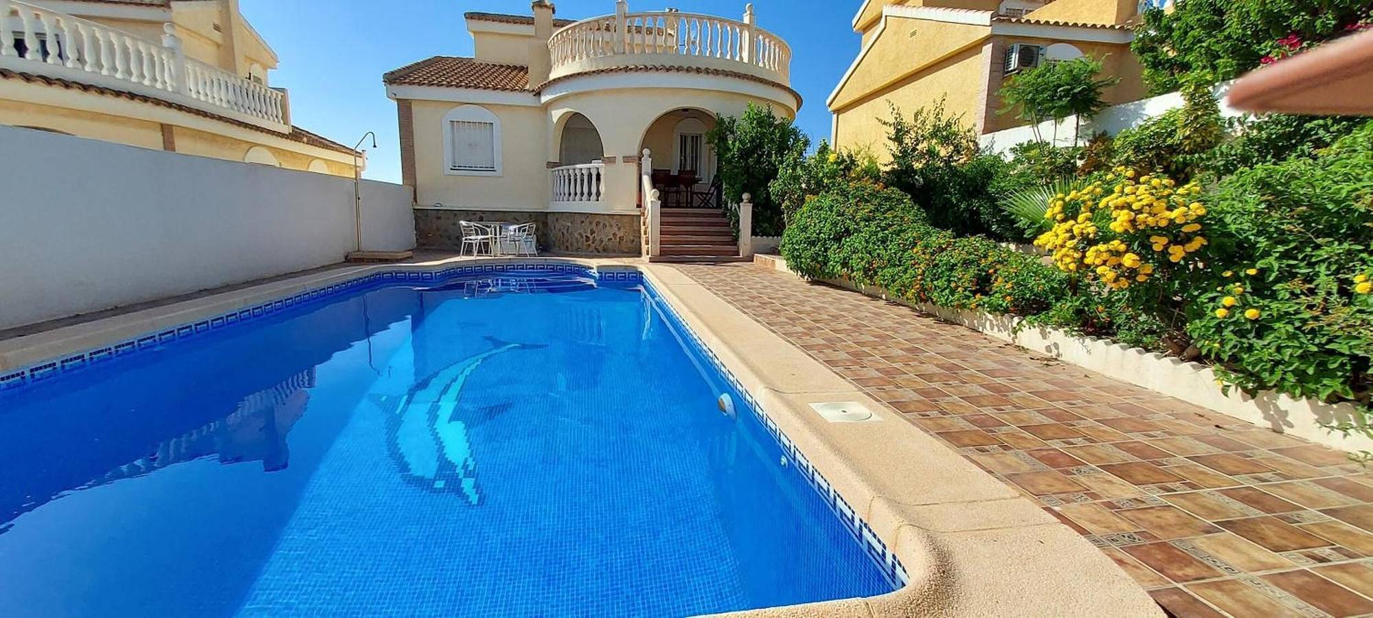 Villa 'Bélgica en Gran Alacant' con piscina privada, Wi-Fi y aire acondicionado in Santa Pola, Costa Blanca