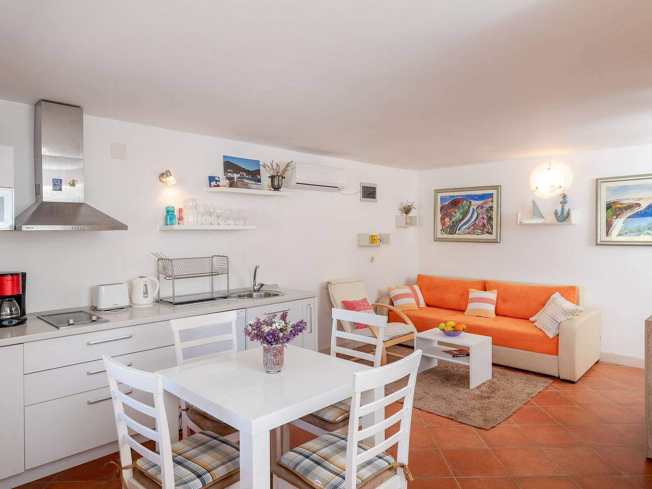 Holiday Home Anima Maris- Duplex Two Bedroom Holiday Home with Terrace and Sea View in Ston, Dubrovnik-Neretva