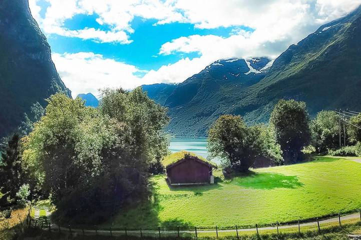 Tolles Zuhause in Olden mit Wlan in Oldevatnet
