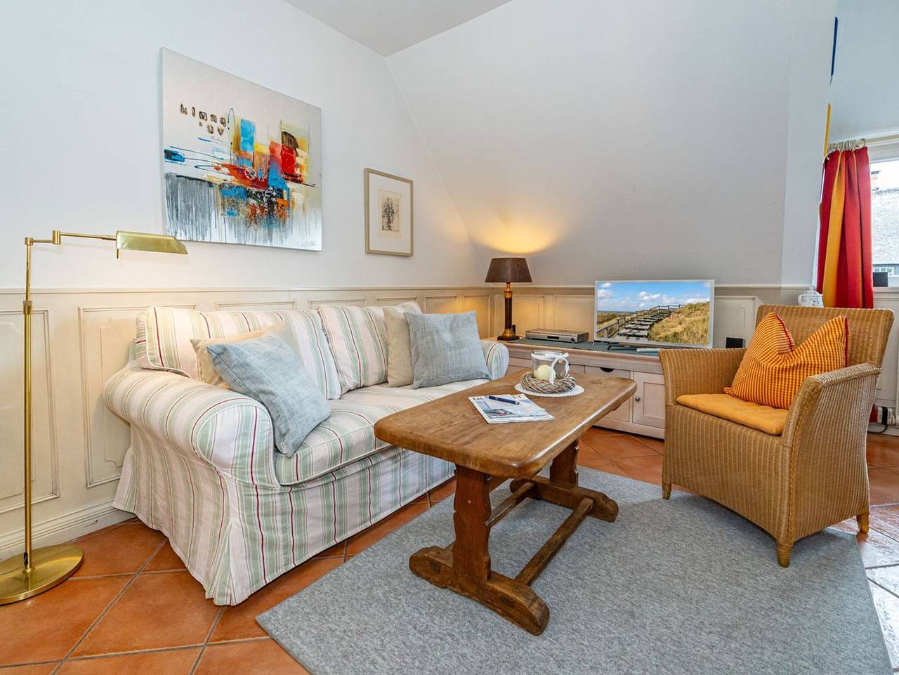 Ganze Ferienwohnung, Wattblick Braderup - Ruhiges App. unter Reet für bis 4 Personen mit viel Charme und Liebe zum Detail in Wenningstedt, Sylt