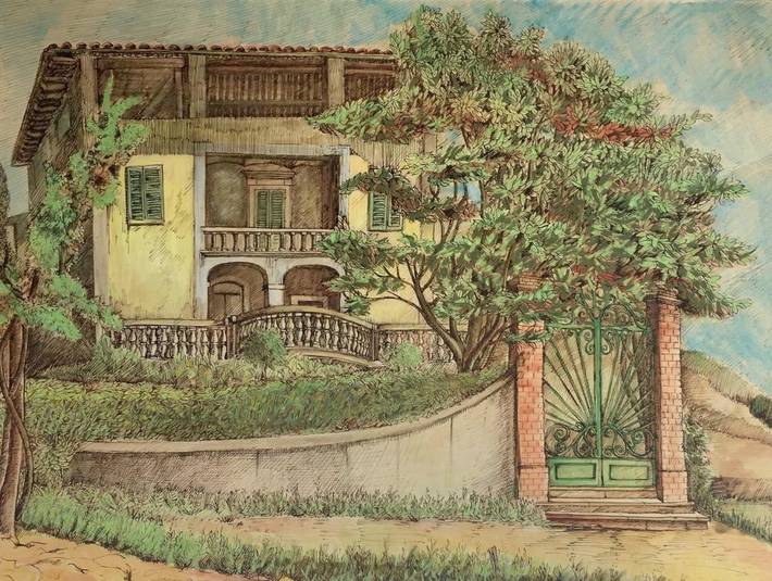 Casa vacanza per 6 persone, con panorama e giardino nonché piscina, adatto a famiglie con bambini in Montevarchi