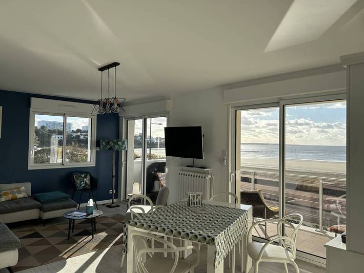 Gîte pour 6 personnes, avec balcon dans Plage de Vallières