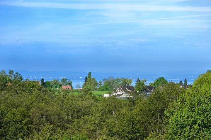 Ganze Wohnung, Ferienwohnung 'Dinkelbach Feriendomicil 2 D Summertime' mit Seeblick und Aufzug in Bodolz, Bayerisch Schwaben