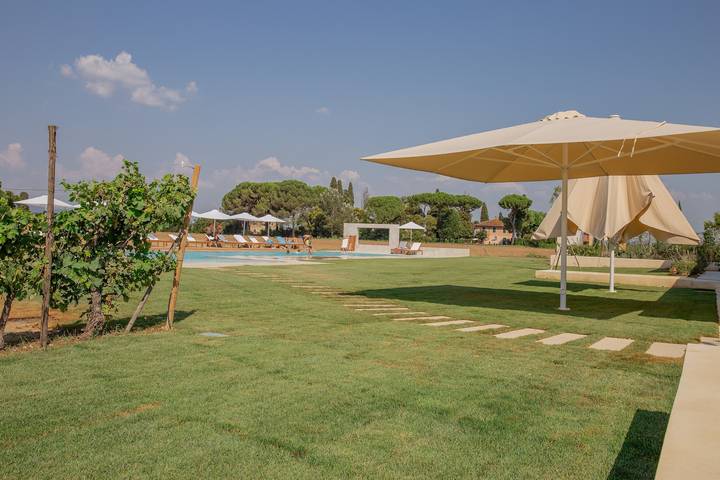 Suite Giardino 101, 50 m² avec cuisine, petit-déjeuner inclus in San Miniato, Province de Pise