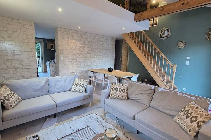 Maison de vacances pour 8 personnes, avec terrasse et jardin à Mouchamps