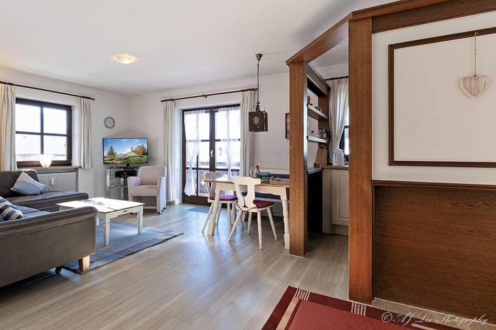 Ferienwohnung für 2 Personen, mit Balkon und Sauna in Wallgau