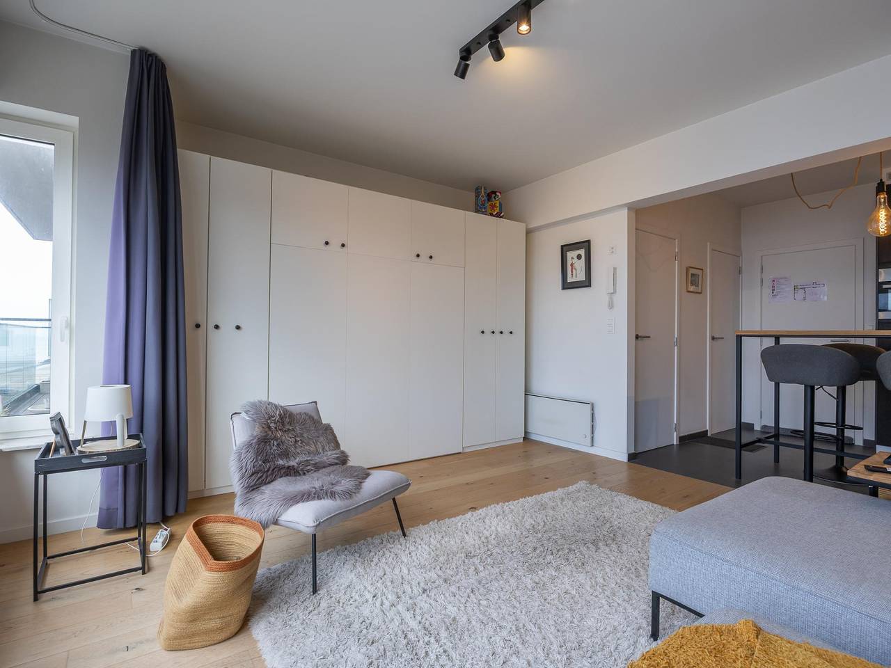 Studio moderne et rénové avec vue sur la mer in Middelkerke, Côte belge