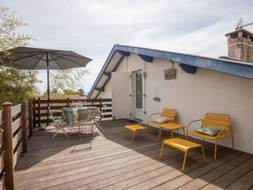 Gîte pour 4 personnes, avec terrasse, animaux acceptés dans L'Aiguillon (Arcachon)
