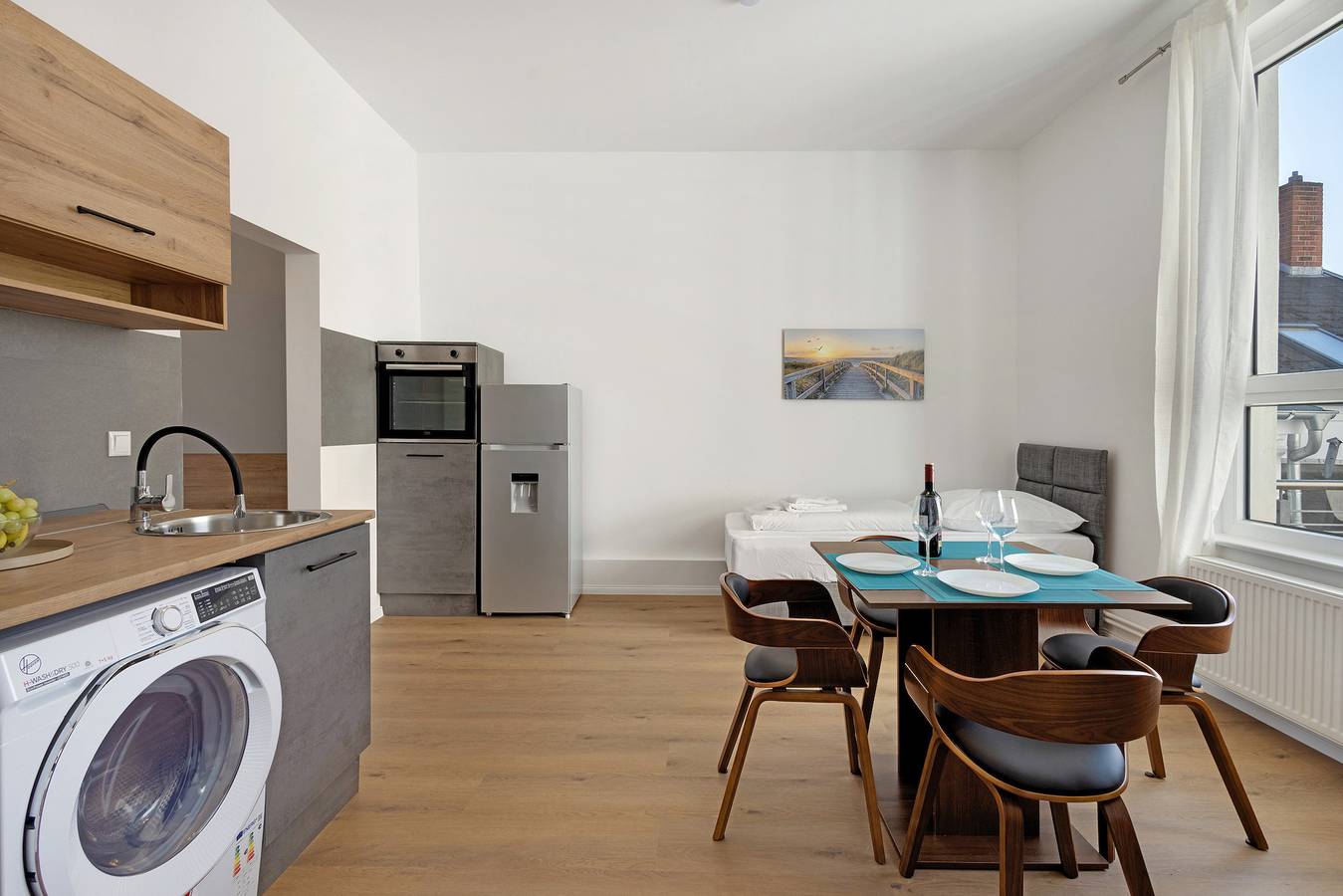 Ganze Wohnung, Ferienwohnung '2 Zimmer 3' mit Wi-Fi in Lübeck (Stadt), Lübeck