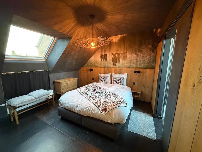 Maison de vacances pour 4 personnes, avec vue et jardin à Barvaux