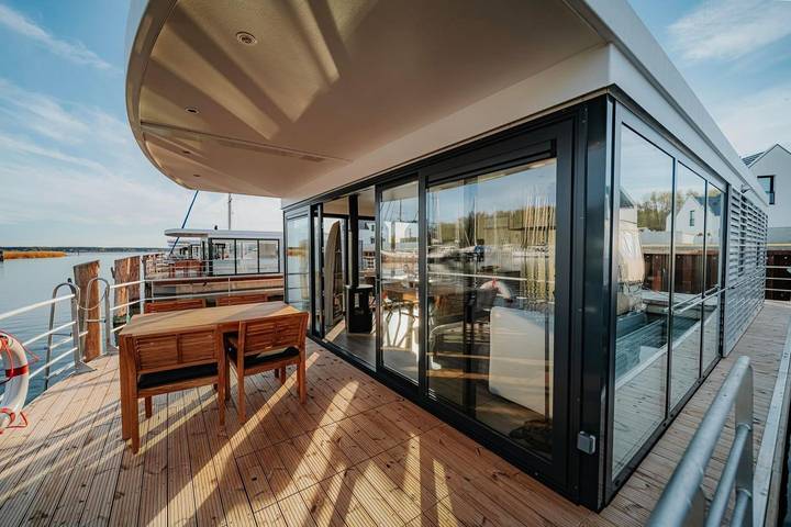 Ferienhaus für 4 Personen, mit Seeblick und Terrasse sowie Ausblick am Greifswalder Bodden - 3