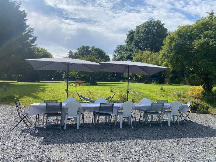 Maison de vacances pour 14 personnes, avec jardin et vue, animaux acceptés