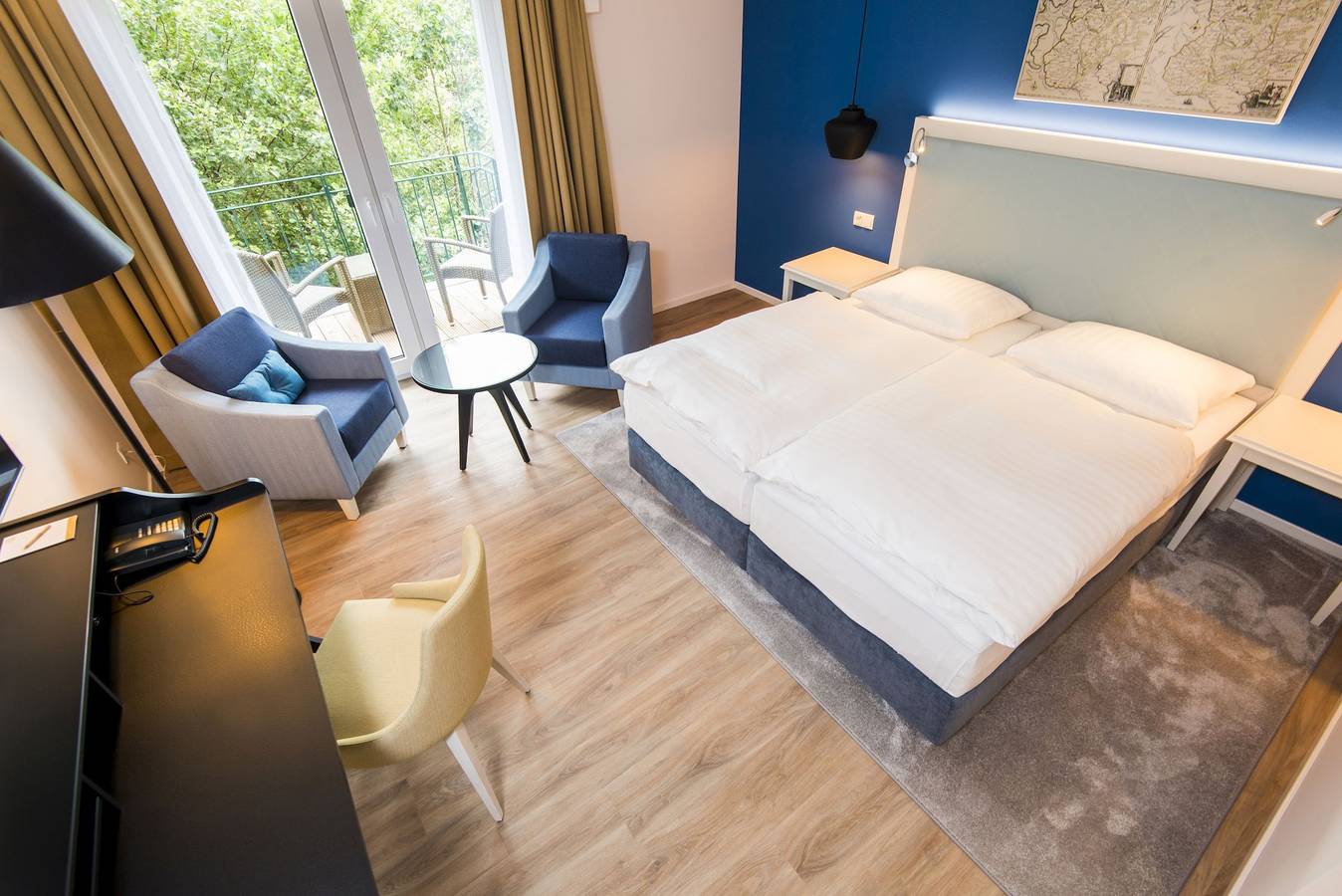 Boutique-Hotel Zur alten Post Neubau - Großes Wohnzimmer in Hafen Büsum, Büsum