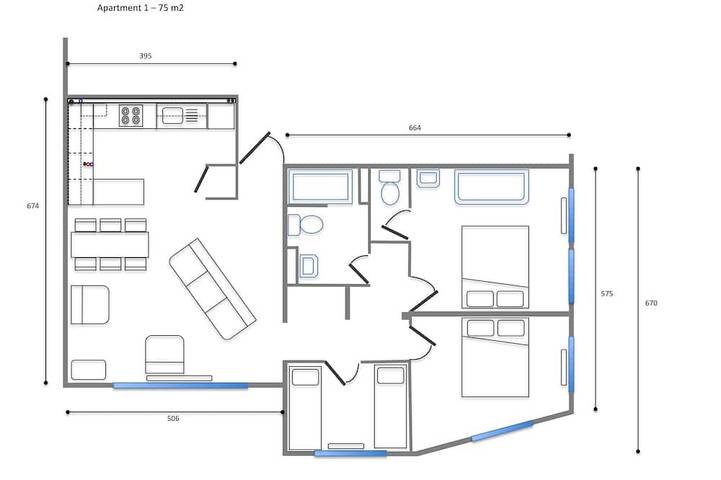 Ferienwohnung für 6 Personen