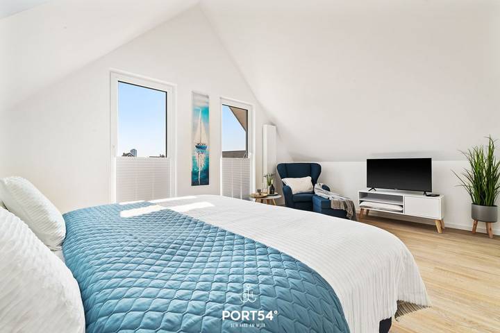 Ferienhaus Blaue Blume im Nordseeresort- Strandnah, Sauna, Terrasse, modern in Büsum, Kreis Dithmarschen