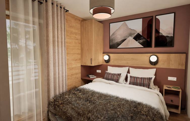 Location de vacances pour 10 personnes, avec piscine ainsi que balcon et sauna dans La Rosière