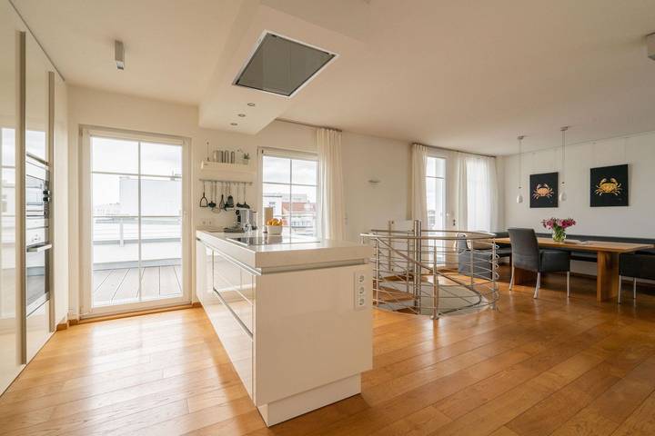 Apartamento entero, Watt n Meer – Luxuriöses Penthouse mit Dachterrasse & Toplage in Norderney-Stadt in Norderney