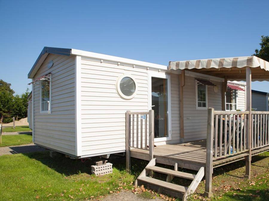 Camping La Mer Blanche  - Mobilheim 8 personen - Mobilheim Confort 3 Zimmer 29m² in Bénodet, Côte de Cornouaille