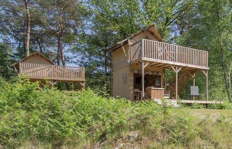 Camping für 4 Personen, mit Balkon/Terrasse und Terrasse in Drenthe