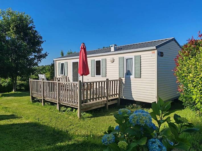 Mobil home pour 6 personnes, avec bassin pour enfant et sauna à Pouldreuzic - 3