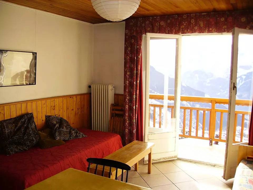 Ganze Wohnung, Apartment 2 Piecen - Ouez Quartier Du Viel Alpe in Huez, Nationalpark Écrins