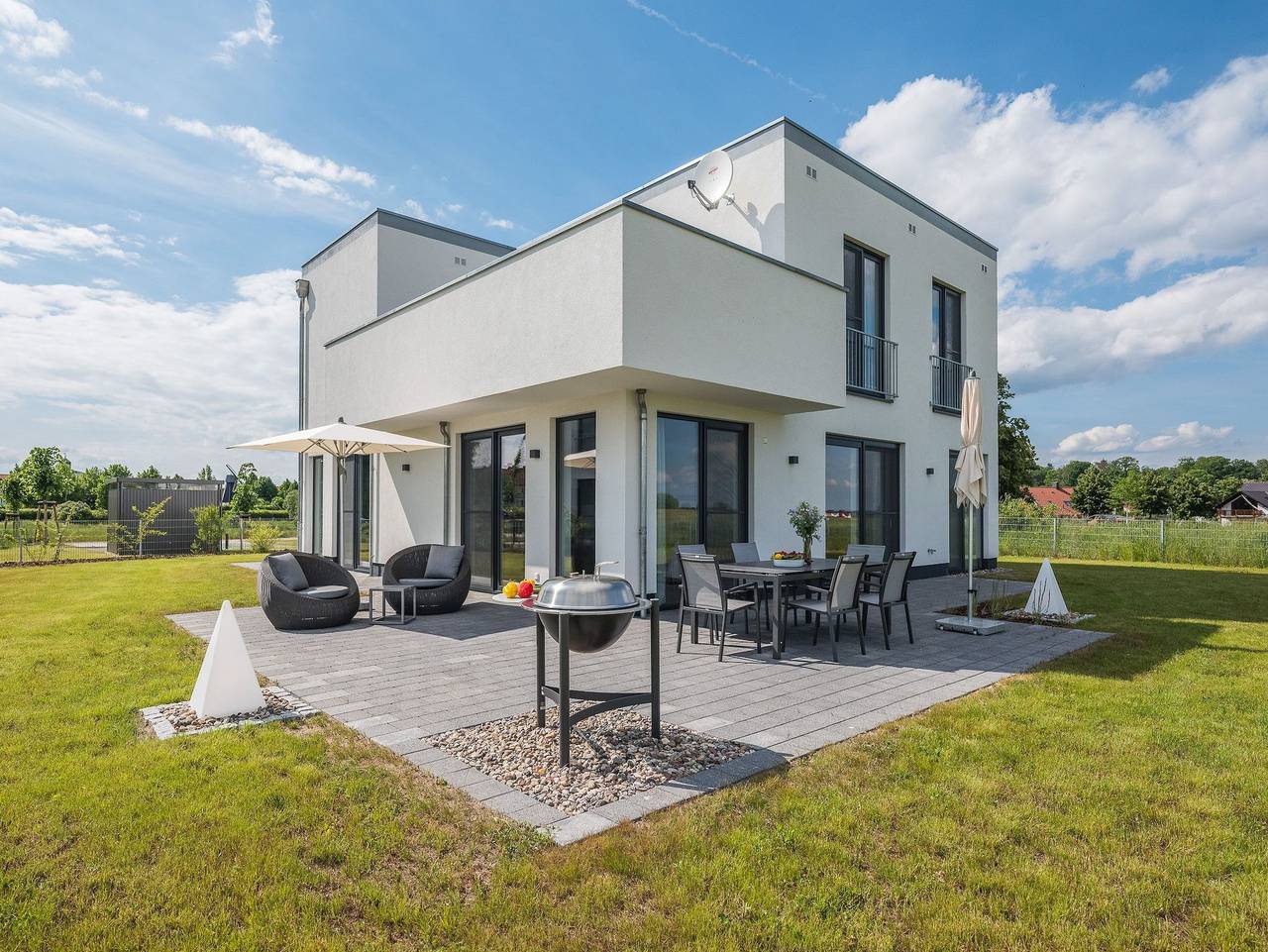Luxus-Ferien-Villa Cacciatore in Göhren-Lebbin, Mecklenburgische Seenplatte