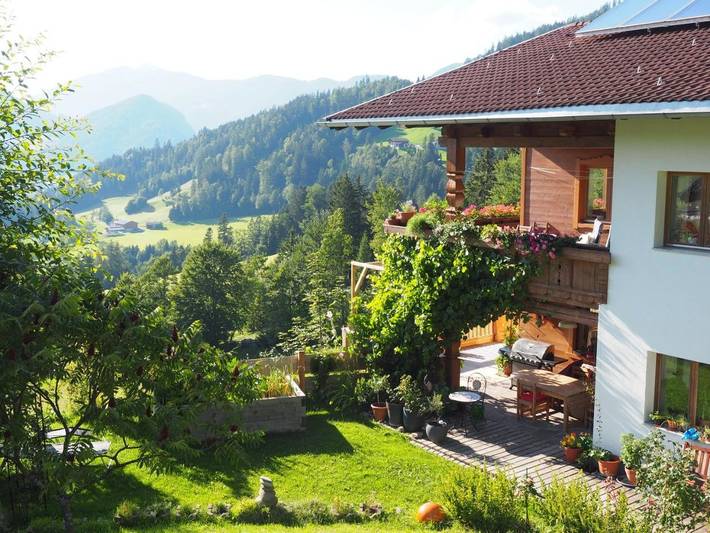 Ferienwohnung für 6 Personen, mit Balkon und Ausblick