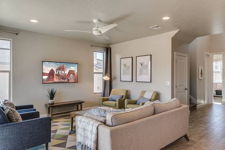 Vacation rental for 16 people, with terrace and hot tub as well as pool in Washington (UT)