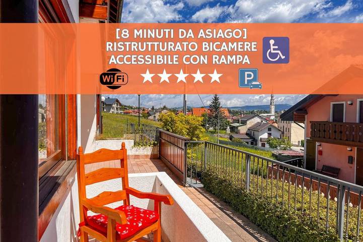 Appartamento per 4 persone, con panorama e balcone in Roana