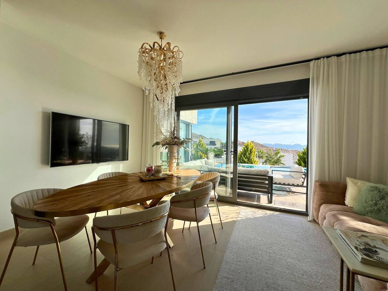 Villa 'Barcelona 11' con vistas al mar, Wi-Fi y aire acondicionado in Finestrat, Costa Blanca