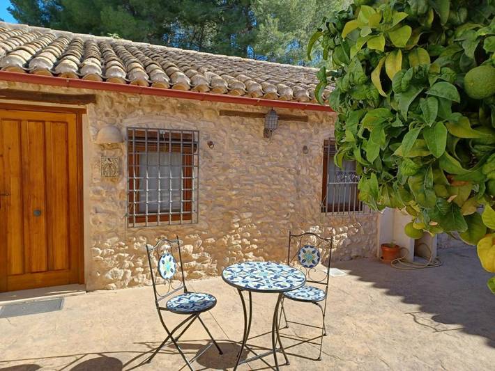 Casa rural para 2 personas, con Terraza y Jardín además de Piscina y Vistas en Biar