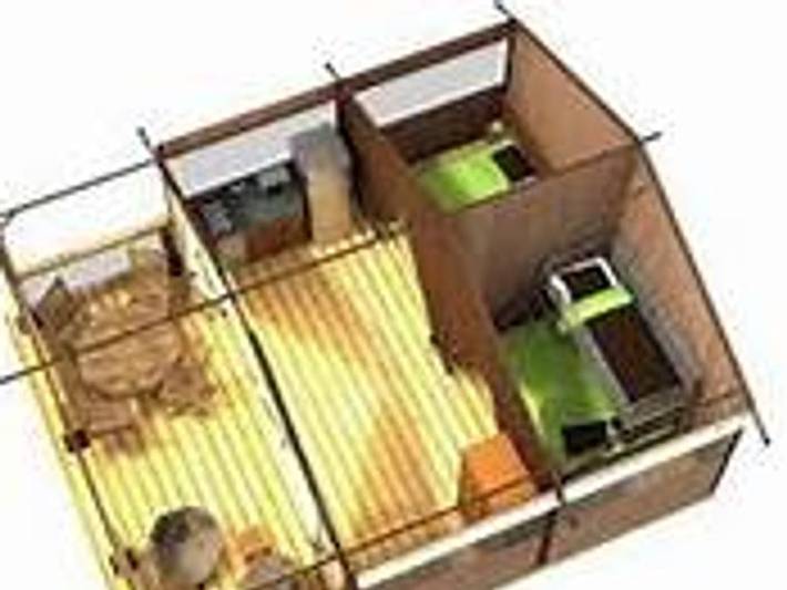 Tente pour 4 personnes, avec bassin pour enfant dans Hautes-Alpe - 3