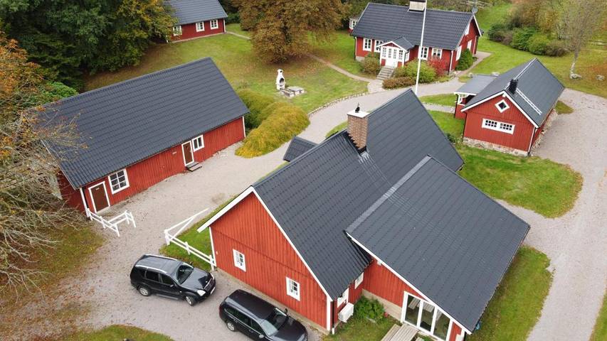 Vakantiepark voor 24 personen, with Terras and Tuin as well as Sauna in Zuid-Zweden