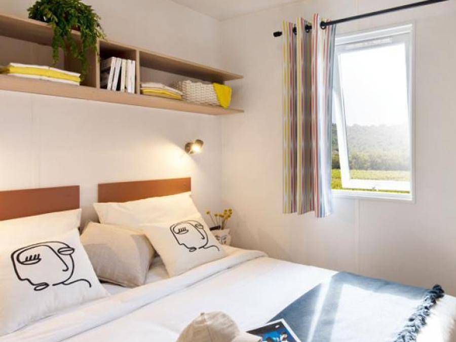Camping Le Haut Salat - Mobilhome 2 personas - Mont Rouch in Seix, Parque Natural Regional de los Pirineos de Ariège