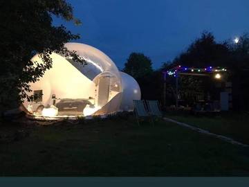 Tente pour 2 personnes, avec jardin ainsi que jacuzzi et terrasse dans Hauts-de-France
