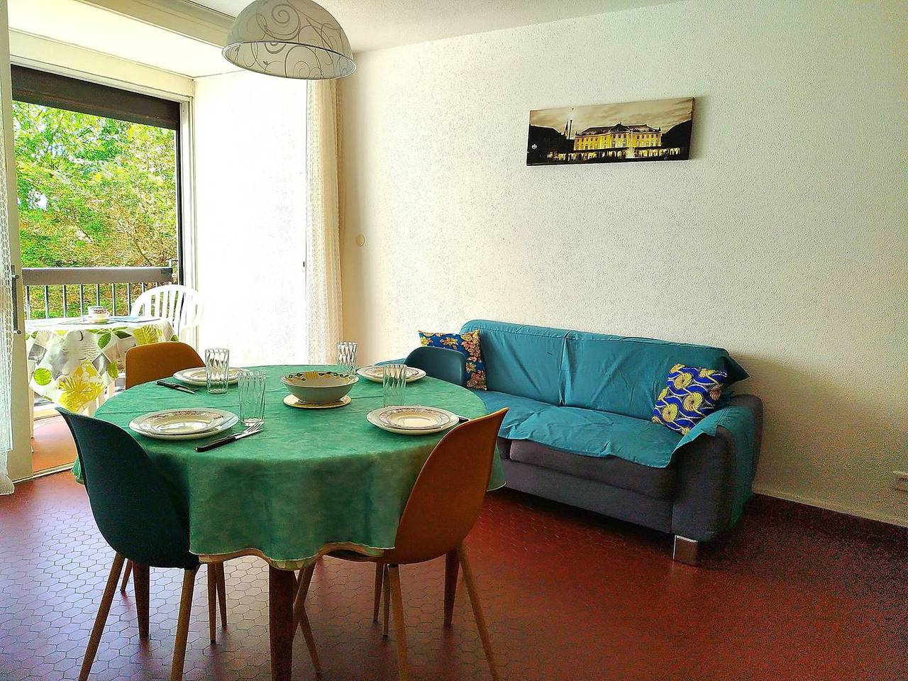 Ganze Ferienwohnung, Ferienwohnung für 4 Personen mit Terrasse in Saint-Cyprien-Plage, Saint-Cyprien