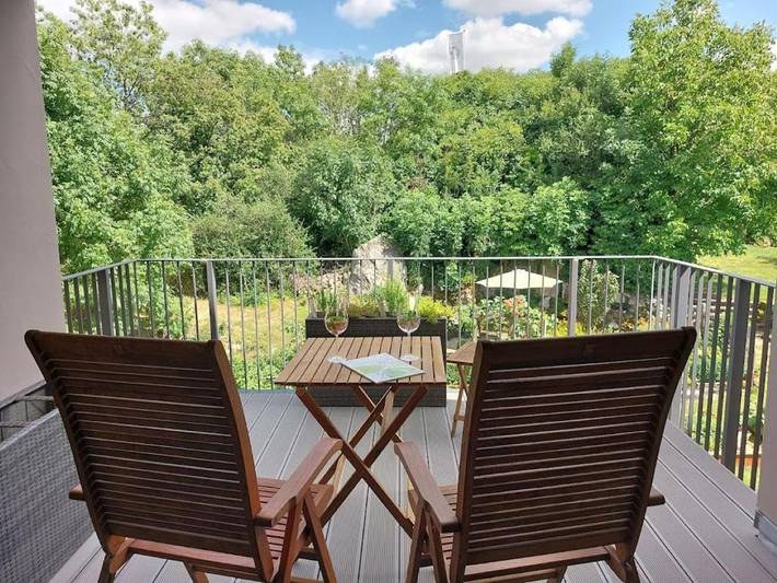 Appartement de vacances pour 4 personnes, avec terrasse et vue
