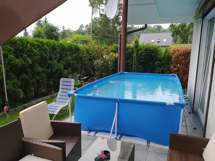 Ferienhaus mit Pool in Morzyczyn in Polnische Ostsee