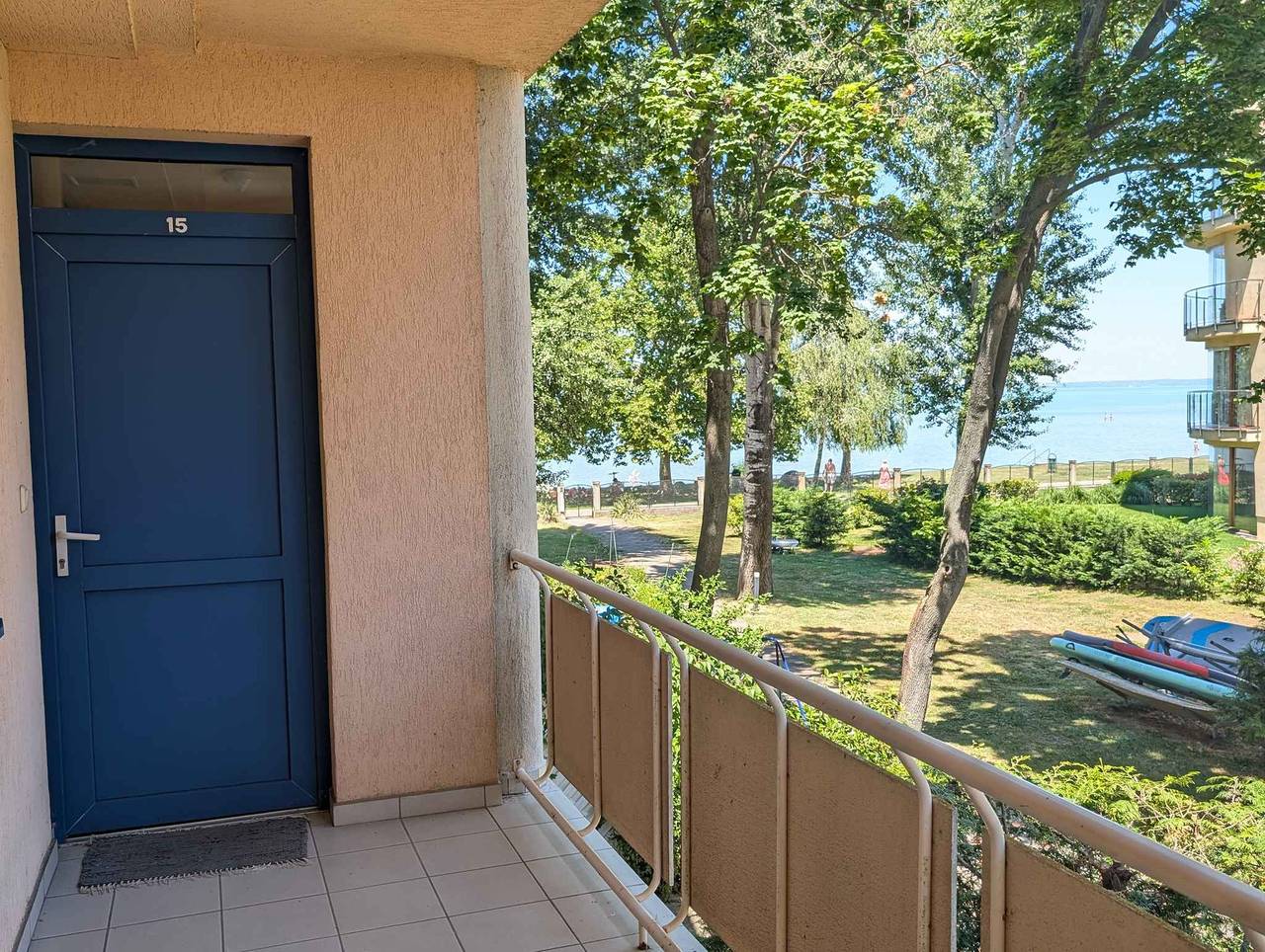 Ganze Ferienwohnung, Ferienwohnung mit Balkon und Ausblick auf den See  in Siofok, Siófok und Umgebung