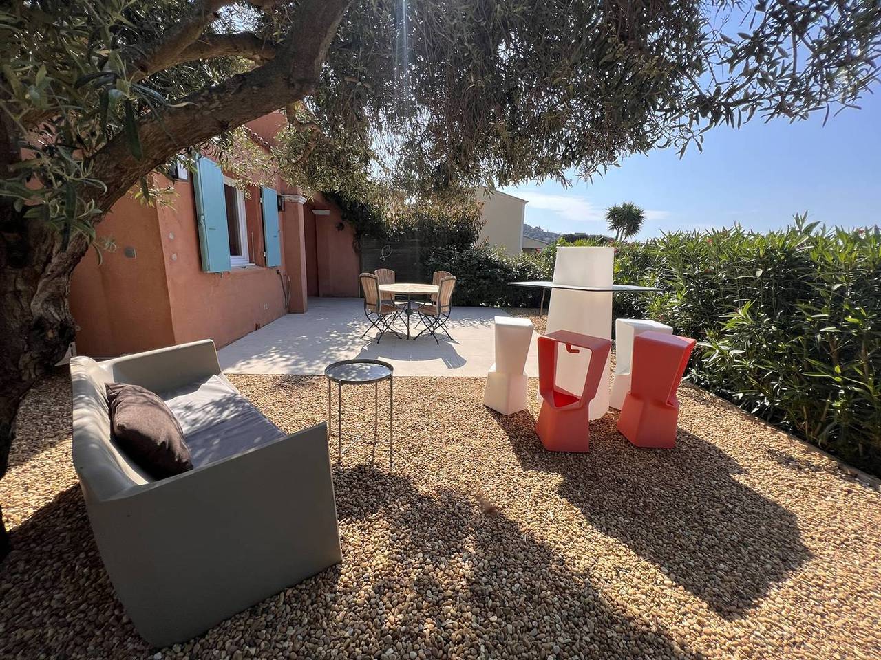 Maison rénovée avec jardin et climatisation, proche vignes in La Croix-Valmer, Parc national de Port-Cros