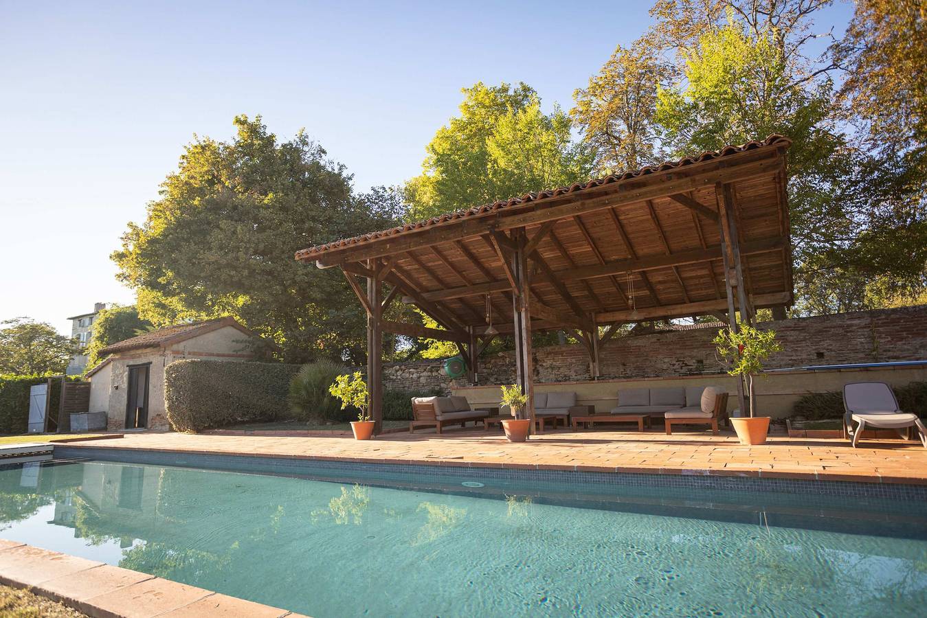 Villa pour 17 personnes avec piscine in Castelnau-Picampeau, Haute-Garonne