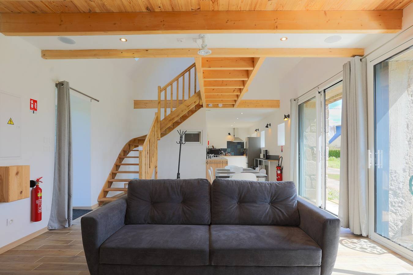 Maison de vacances 'Gite Des Hauts Grève - Proche Mer' avec terrasse , jardin et Wi-Fi in Saint-Michel-en-Grève, Ceinture Dorée