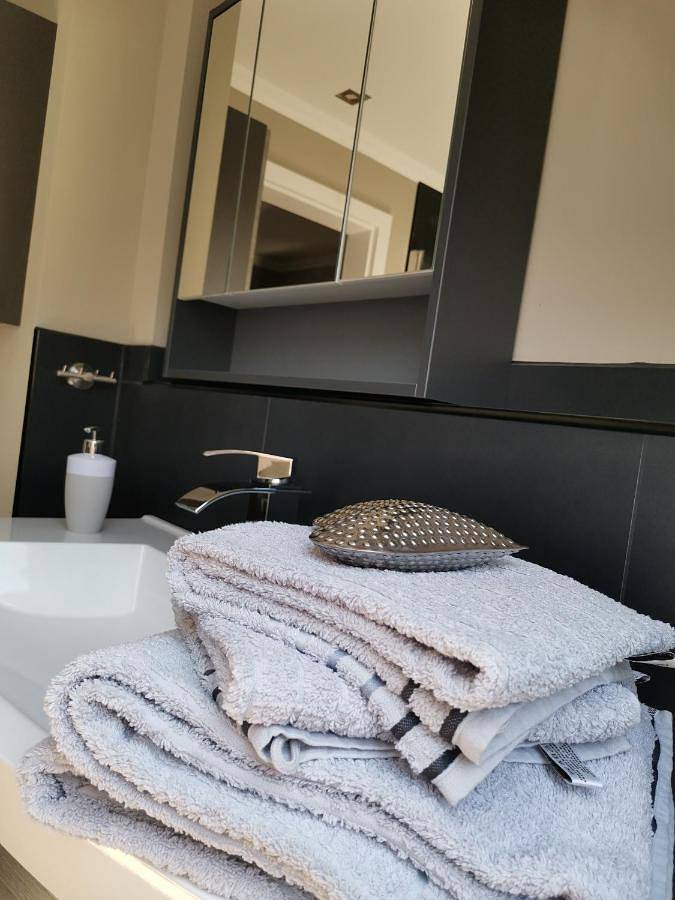 Ferienwohnung für 4 Personen, mit Balkon und Sauna sowie Ausblick