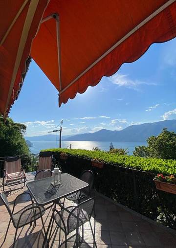 Ferienwohnung für 3 Personen, mit Seeblick und Ausblick sowie Terrasse, mit Haustier in Brezzo di Bedero