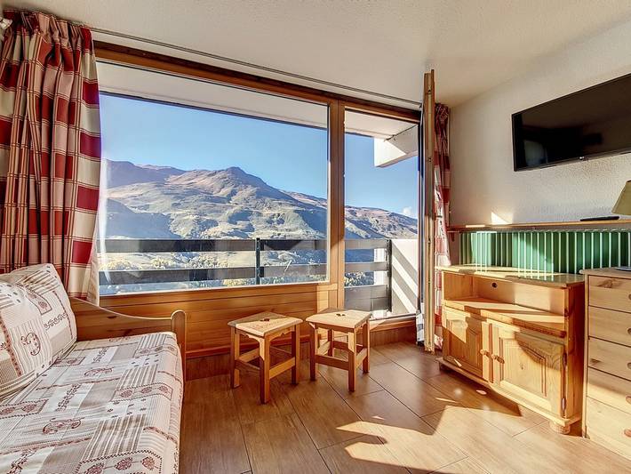 Chalet voor 3 personen, met balkon in Saint-Martin-de-Belleville